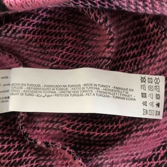 Zara JACQUARD SWEATER Pink M - Picture 8 of 9